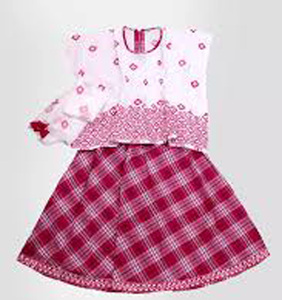 Falda Plisada de Estilo Activo para Niñas, Diseño Nuevo MOMO, en Oferta, Ecológica, de Gasa Estampada, con Botones al Frente, Corte en A, Mini - Product Image 3