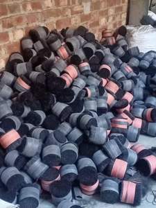 Vente chaude peigné habillé queue de buffle style animal prix usine qualité naturelle buffle boeuf et poils de cheval bruts et cousus - Product Image 4