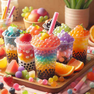 Perles de tapioca noires en gros pour Bubble Tea – Perles de Boba Premium Moelleuses – Fournisseur OEM en vrac - Product Image 2