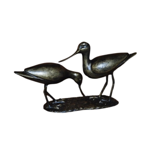 Juego de 3 uds. De adornos de jardín de pato de Metal con acabado antiguo para jardín al aire libre, adornos decorativos de pájaros para jardín - Product Image 4