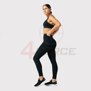 Vente en gros de pantalons de sauna en nylon spandex leggings de compression de fitness pour l'entraînement des cuisses collants de compression de haute qualité - Product Image 5