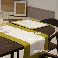 Couverture de table faite à la main chemins de table personnalisés nappe en gros pour le linge de maison et d'événements de fête