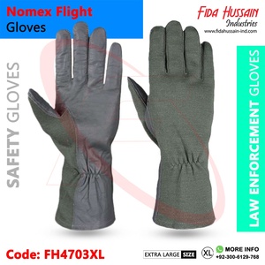 Guantes de vuelo Nomex en cuero de oveja Los mejores guantes tácticos de seguridad para las manos Guantes de cuero de piloto de Pakistán luvas de voo - Product Image 2
