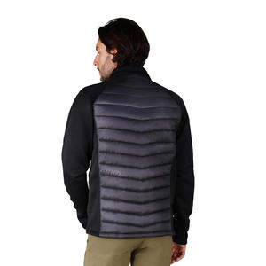 Vente en gros Doudounes pour homme avec fermeture éclair et col montant deux poches en coton rembourré Vêtements de rue Veste rembourrée d'hiver pour adulte - Product Image 2