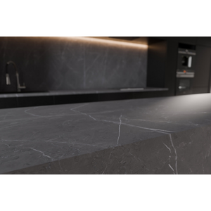 แผ่นควอตซ์พิมพ์ลายโพลีเมอร์สำหรับเคาน์เตอร์ครัวและท็อปโต๊ะเครื่องแป้ง หนา 2 ซม. 3 ซม. ขัดเงา สำเร็จรูป สำหรับใช้ในงานก่อสร้าง - Product Image 1