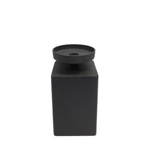 Bougeoir en bois de couleur blanche et naturelle pour décoration de noël et de mariage - Product Image 2