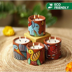 Premium soy wax <b>candle</b> with strong fragrance for home decor and aroma therapy - Product Image 2