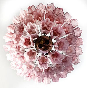Moderna Arte Italiana di Design Lustre Vetro di Murano Rosa <span class=keywords><strong>Lampadario</strong></span> Appendente <span class=keywords><strong>Lampadario</strong></span> <span class=keywords><strong>per</strong></span> la Lobby dell'hotel - Product Image 2