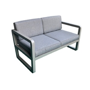 Set di Mobili da Esterno DELFI in 4 Pezzi Grigio, Resistente per Giardino, Terrazza e Balcone - Product Image 4