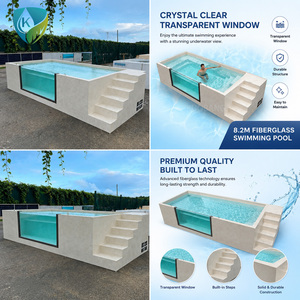 <span class=keywords><strong>Piscine</strong></span> Conteneur Maritime Personnalisée Amovible à Toit Ouvert pour Cour Extérieure, 20 et 40 Pieds, Expédition Maritime - Product Image 2