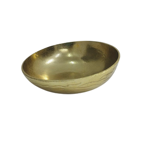 Bol décoratif élégant Vaisselle de cuisine Bol rond poli or brillant Design occidental Vaisselle de serveur de fruits - Product Image 1