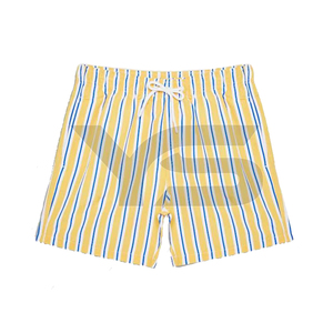 กางเกงขาสั้นชายหาดของผู้ชายกางเกงขาสั้นว่ายน้ำเอวสูงพิมพ์ซับลิเมอร์สไตล์ลำลองทำจากโพลีเอสเตอร์มีเชือกผูกสำหรับ100% - Product Image 1