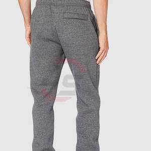 Meilleure vente de pantalons décontractés en coton pour hommes sur mesure taille haute conception cordon léger respirant pour l'hiver droit - Product Image 3