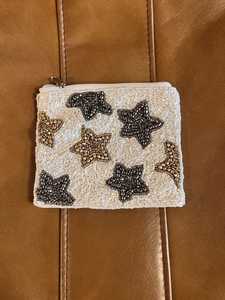 Portefeuille à fermeture éclair en coton brodé coloré pour femme - Product Image 2