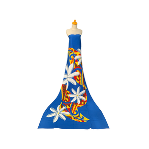 2025ผ้าโสร่งผ้าเรยอนปารีโอชุดชายหาดแบบชิ้นเดียวพิมพ์ลายดอกไม้ของแท้ - Product Image 4