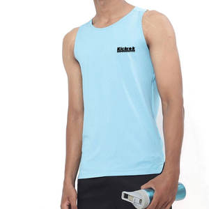 Camiseta sin Mangas para Hombre, Estilo Hip Hop, Tejido Transpirable y Ecológico, MOQ Bajo, Ajuste Personalizado de Alta Calidad, Ropa Deportiva de Poliéster/Algodón - Product Image 1