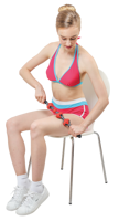 ALLWINWIN MSK102 Bâton de massage - Petit rouleau de massage musculaire pour les jambes