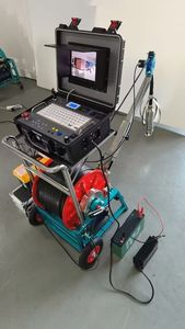 Borehole Borewell กล้องตรวจสอบลึก300ม. พร้อมกล้องแพนเอียง90มม. โฟกัส LED ทั่วโลก - Product Image 2