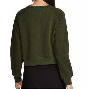 Sweatshirts à col rond surdimensionnés pour femmes Séchage rapide Meilleure conception Manches longues Sweatshirts 100% coton avec expédition - Product Image 3