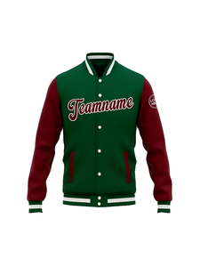 Veste universitaire noire de luxe personnalisée pour hommes veste à manches en cuir veste universitaire Letterman pour hommes manteau de baseball Letterman - Product Image 2