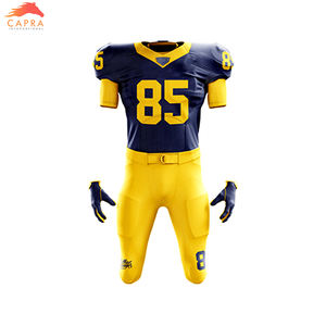 Maillots de football américain personnalisés Nouveau design Ensembles d'uniformes respirants à bon prix - Product Image 3