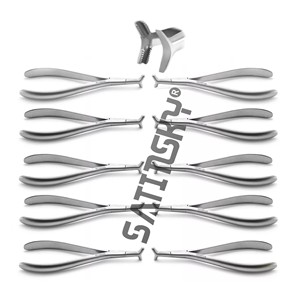 Kit orthodontique professionnel Satinsky, 7 pinces à boucles Tweed, pince à brackets, ciseaux à abeilles, instruments dentaires certifiés CE Classe II - Product Image 2