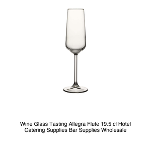 Copa de Vino para Degustación Allegra Flute 19.5 cl, Suministros para Hoteles y Catering, Suministros para Bares, Venta al por Mayor - Product Image 2