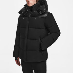 Blouson d'hiver matelassé imperméable de haute qualité 2026, personnalisé, en gros, avec rembourrage en coton et doublure en bambou, pour usage extérieur, unisexe - Product Image 4