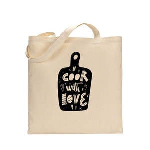 Women's Cook with <b>Love</b> Design Bakery Tote Bags - Product Image 2