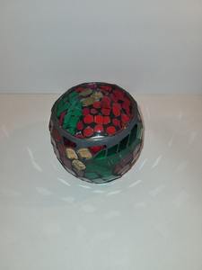 Silver Fancy Round Mosaic <b>Votive</b> <b>Candle</b> Holder for Home Hotel Restaurant Wedding Christmas Parties Decorations - Product Image 4