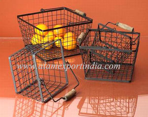 Nouveau Style métal panier de fruits plateau de service dessus de Table décorations de mariage décoratives pour la maison stockage pratique bol de fruits - Product Image 5