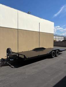 Remorque à plateau pour machines lourdes, conception de remorquage facile, à vendre avec livraison rapide dans le monde entier - Product Image 2