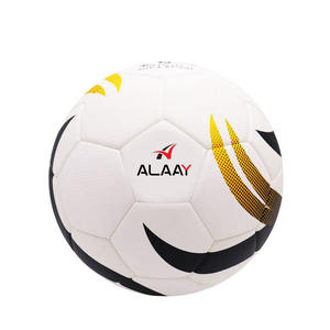 Balón de fútbol de entrenamiento de Interior de tamaño 5 profesional con logotipo personalizado HECHO DE PU para eventos oficiales - Product Image 1