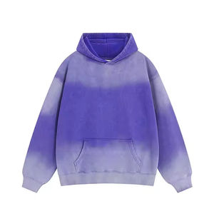 Sweats à capuche pour hommes délavés à l'acide, impression 3D brodée, 100% coton, surdimensionnés, respirants, saison hivernale, vente en gros personnalisée - Product Image 5