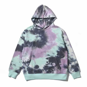 Logo personnalisé 100% coton Fournisseur de vêtements pour hommes OEM Pull lourd 3D Tie Dye Embossed Hoodies Unisexe pour la saison d'hiver - Product Image 4