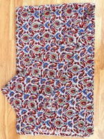 Tissu imprimé Kalamkari en pur coton de qualité supérieure, écologique, séchage rapide, idéal pour chemises, sacs, garçons et filles aux motifs traditionnels multicolores