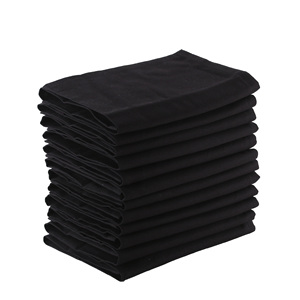 Serviettes en lin 100% coton modernes, tissu uni doux et tissé, réutilisables pour la maison, le dîner, les mariages et les restaurants en avion - Product Image 6