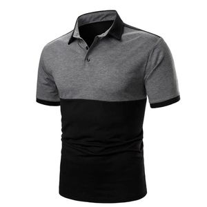 Camisas Polo Ropa informal Hombres Polos Venta caliente Nuevo diseño Logotipo personalizado Color sólido Polos transpirables para hombres OEM - Product Image 3