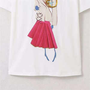 Ropa de Mujer de Alta Calidad al por Mayor, Camisetas de Moda de Manga Corta para Mujer, Camisetas de Cuello Redondo para Mujer - Product Image 4