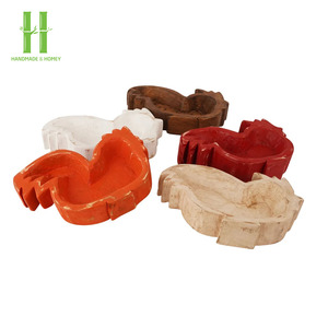 Bol à pâte en bois d'acacia de haute qualité, décoration pour la maison, pour Pâques et Noël, artisanat fait main HNH, fabrication OEM au Vietnam - Product Image 6