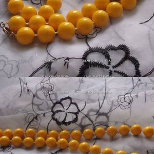 New Customization Women Multi <b>Beads</b> Handmade <b>Necklaces</b> with Resin Tear Drop Pendant <b>Necklace</b> <b>Chunky</b> Jewelry - Product Image 2