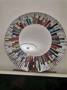 Espejo de mosaico redondo - Product Image 2