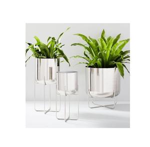 Pot de fleur coloré enduit de poudre de nouveau design et jardinière avec support décoration d'hôtel de mariage jardinière de qualité supérieure avec support - Product Image 4
