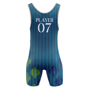 Collants de lutte d'équipe américaine W4G personnalisés pour hommes, avec sangle réglable imprimée par sublimation personnalisée, fermeture à enfiler - Product Image 6