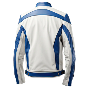 Chaqueta de Motociclista Personalizada para Hombre, con Protección, de Cuero, Unisex - Product Image 2