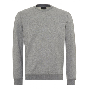 OEM muestra gratis hombres sudadera 100% poliéster en blanco peso pesado personalizado serigrafía suelta pulóver sudaderas - Product Image 2
