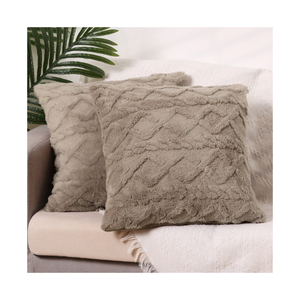 Durable & Trendy Grey Tufted 100% Cotton Embroidered Decorative Cushion With Sustainable Fabric Modern Style For Stylish Homes - Product Image 2