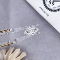 Diamante de corte marquesa cultivado en laboratorio de 0.05 a 1.00 quilates, color E, certificado por IGI para la fabricación de joyas, brillo deslumbrante, sofisticación moderna.