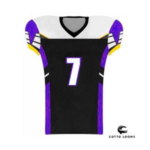 Camiseta y uniforme de fútbol americano OEM Premium de moda 2025 Nueva colección malla transpirable de secado rápido - Product Image 5