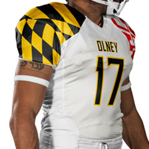 Sublimated Reinforced Stitching Super protection American Football Uniform Modern Vintage-style Bold Color Football Uniform - Product Image 2